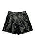 Zara Metallic Black Shorts Size S - photo 1