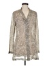Compagnie Internationale Express 100% Polyester Tan Cocktail Dress Size M - photo 1