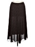 Rena Rowan 100% Polyester Chevron-herringbone Brown Formal Skirt Size 14 - photo 1
