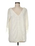 BKE 100% Polyester Ivory 3/4 Sleeve Blouse Size M - photo 1