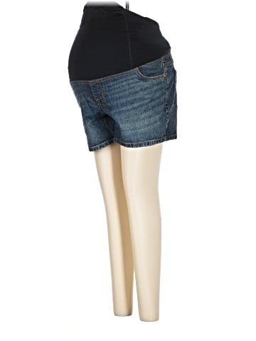 Isabel Maternity Denim Shorts (view 1)