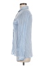 Express Blue Long Sleeve Button-Down Shirt Size M - photo 5