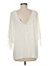 BKE 100% Polyester Ivory 3/4 Sleeve Blouse Size M - photo 2