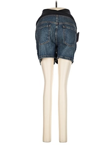 Isabel Maternity Denim Shorts (view 2)