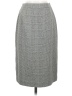 Talbots Plaid Gray Formal Skirt Size 4 - photo 1