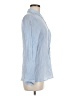 Express Blue Long Sleeve Button-Down Shirt Size M - photo 4