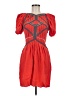 BCBGMAXAZRIA Argyle Red Cocktail Dress Size 6 - photo 1