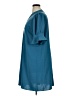 Unbranded 100% Polyester Solid Teal Casual Dress Size XL - photo 5