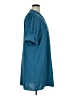 Unbranded 100% Polyester Solid Teal Casual Dress Size XL - photo 4