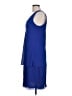 Patra Solid Blue Casual Dress Size 12 - photo 5