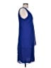 Patra Solid Blue Casual Dress Size 12 - photo 4