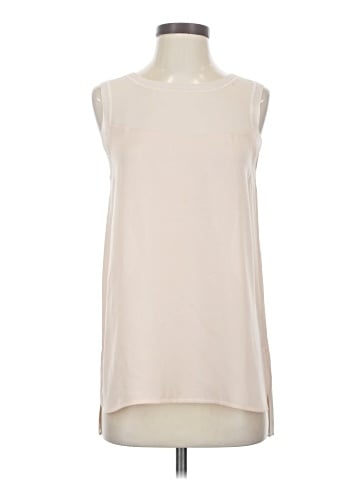 Vince. Sleeveless Silk Top (view 1)