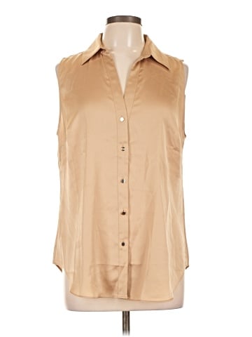 Ann Taylor Sleeveless Button-Down Shirt (view 1)