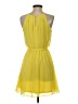 BCX 100% Polyester Solid Yellow Cocktail Dress Size S - photo 2
