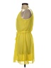 BCX 100% Polyester Solid Yellow Cocktail Dress Size S - photo 5