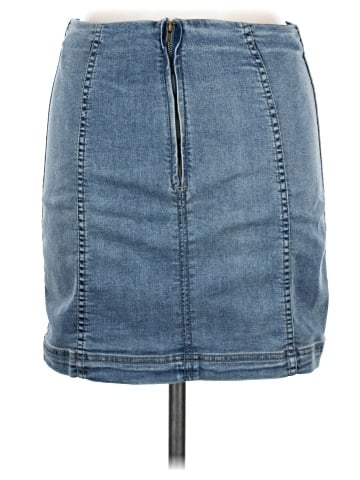 Free People Denim Skirt (view 2)