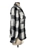 Sanctuary Plaid Silver Gray Long Sleeve Button-Down Shirt Size M - photo 4