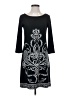 Forever Graphic Black Cocktail Dress Size P (petite) - photo 1