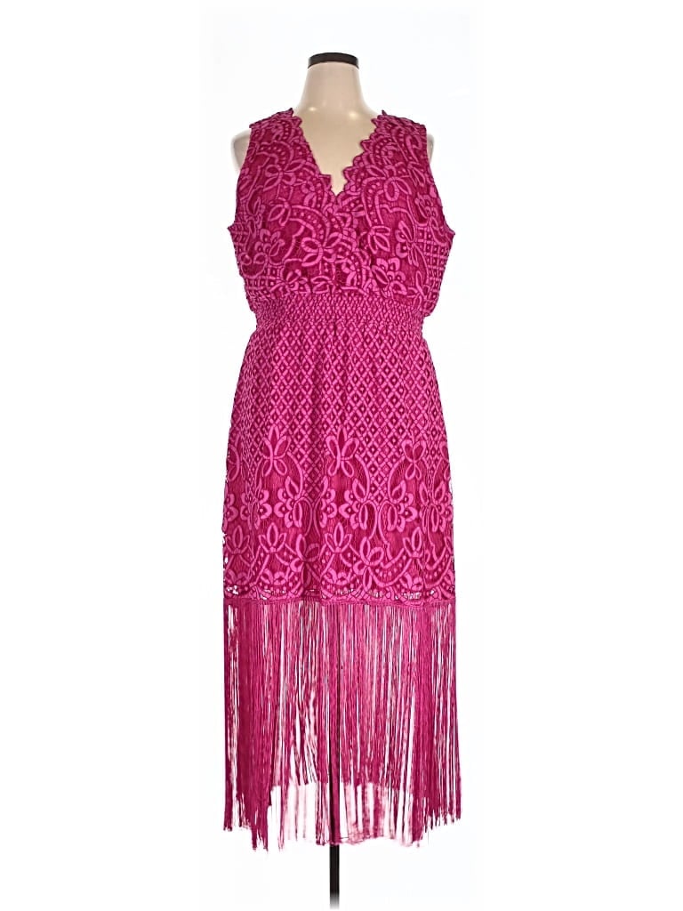 Pre-owned Boston Proper Cocktail Dress In Pink