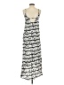 En Creme Graphic Silver Casual Dress Size S - photo 2