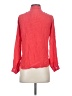 Assorted Brands 100% Silk Red Long Sleeve Silk Top Size 9 - 10 - photo 2