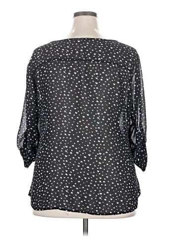 Torrid 3/4 Sleeve Blouse (view 2)
