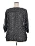 Torrid 100% Polyester Gray 3/4 Sleeve Blouse Size 2X Plus (2) - photo 2