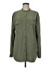 PrAna Solid Green Long Sleeve Button-Down Shirt Size M - photo 1