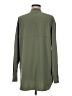 PrAna Solid Green Long Sleeve Button-Down Shirt Size M - photo 2