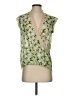 CAbi 100% Polyester Green Sleeveless Blouse Size XS - photo 1