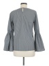 Solitaire Gray Long Sleeve Blouse Size M - photo 2