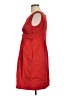 Lida Baday 100% Polyester Solid Red Cocktail Dress Size 12 - photo 5
