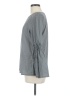 Solitaire Gray Long Sleeve Blouse Size M - photo 5