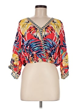 Flying Tomato 3/4 Sleeve Blouse (view 1)