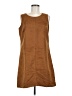 Old Navy 100% Polyester Solid Brown Casual Dress Size M - photo 1