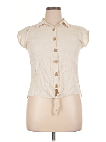 Fortune + Ivy Sleeveless Button-Down Shirt (view 1)