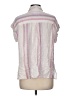 Rails Stripes Pink Short Sleeve Blouse Size M - photo 2
