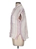 Rails Stripes Pink Short Sleeve Blouse Size M - photo 5