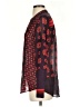 Hale Bob Hearts Red Long Sleeve Blouse Size XS - photo 5