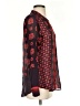 Hale Bob Hearts Red Long Sleeve Blouse Size XS - photo 4