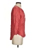Hinge Polka Dots Red 3/4 Sleeve Blouse Size S - photo 4