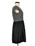 Bebop Stripes Black Casual Dress Size M - photo 4
