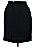 Chaus 100% Polyester Solid Black Formal Skirt Size 14 - photo 2