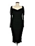 Boohoo Black Cocktail Dress Size 8 - photo 1