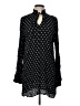 Assorted Brands 100% Rayon Polka Dots Black Casual Dress Size L - photo 1