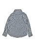 Crewcuts Checkered-gingham Blue Long Sleeve Button-Down Shirt Size 4 - 5 - photo 2