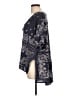 Free People 100% Cotton Blue Poncho Size L - photo 5