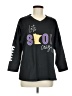 Unbranded Black 3/4 Sleeve T-Shirt Size M - photo 1