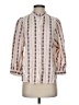 Pilcro Tweed Ivory 3/4 Sleeve Button-Down Shirt Size XS - photo 1