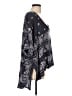 Free People 100% Cotton Blue Poncho Size L - photo 4